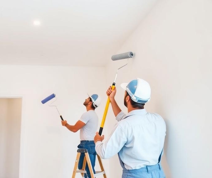 Expert home interior painting by professional painter