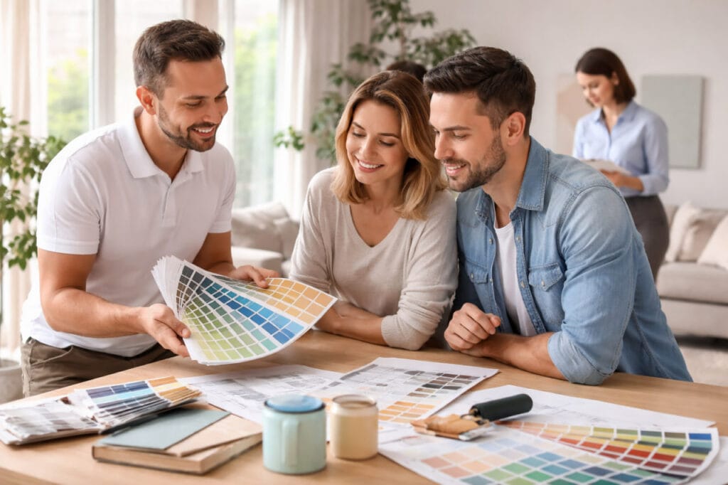 choosing paint colors with professional color consultation