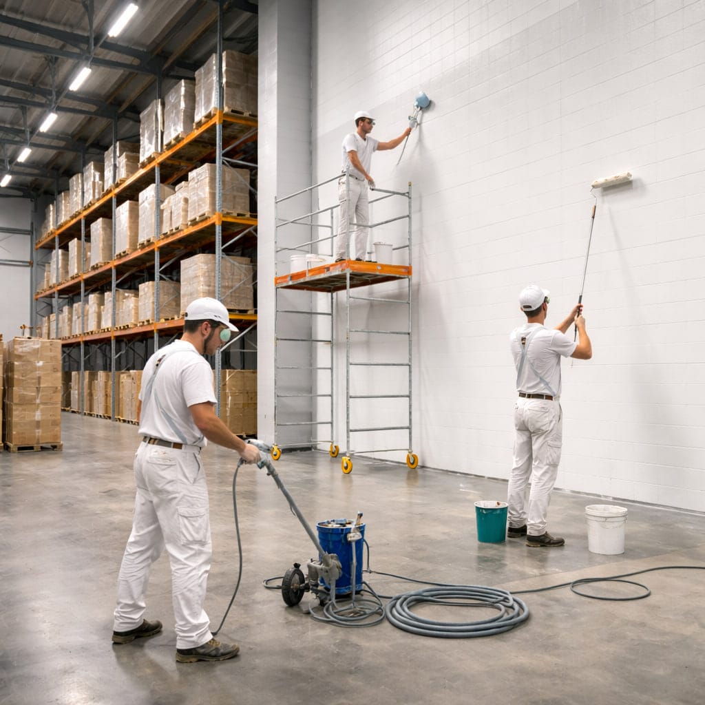 warehouse commercial painting