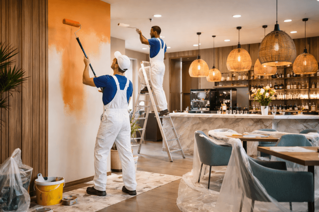 Expert retail painting service