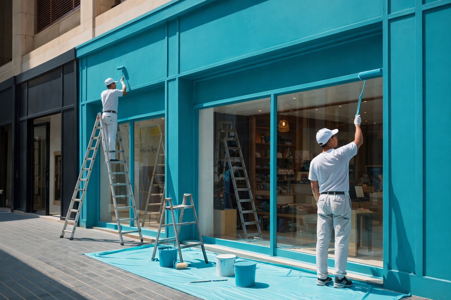 Retail painting service
