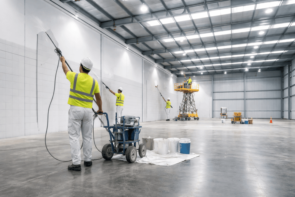 expert warehouse painting service